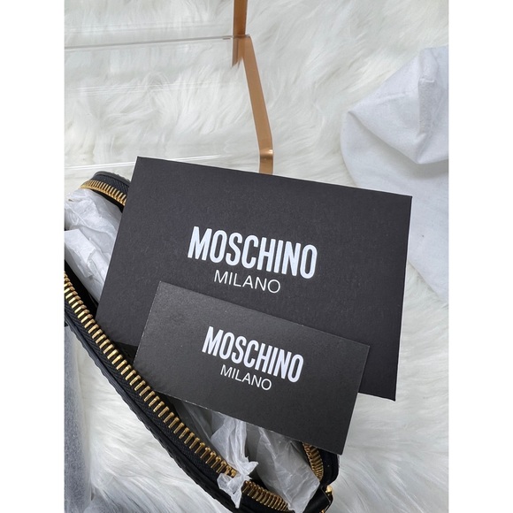 Moschino leather trimmed printed this is not a Moschino Toy shoulder bag black - Picture 9 of 14